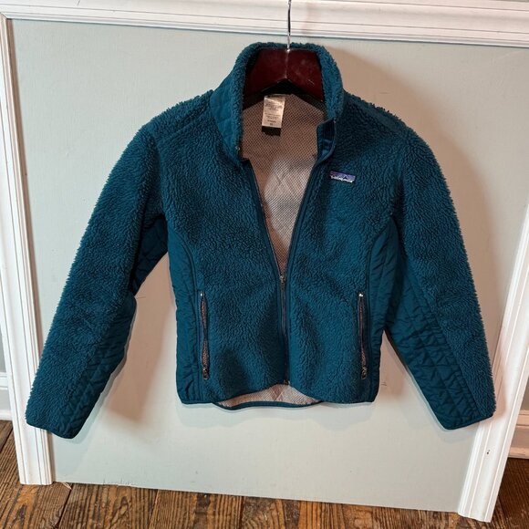 Vintage Patagonia Retro-X Deep Pile Fleece Jacket Women’s Size XS Greenlake RARE - Picture 1 of 9
